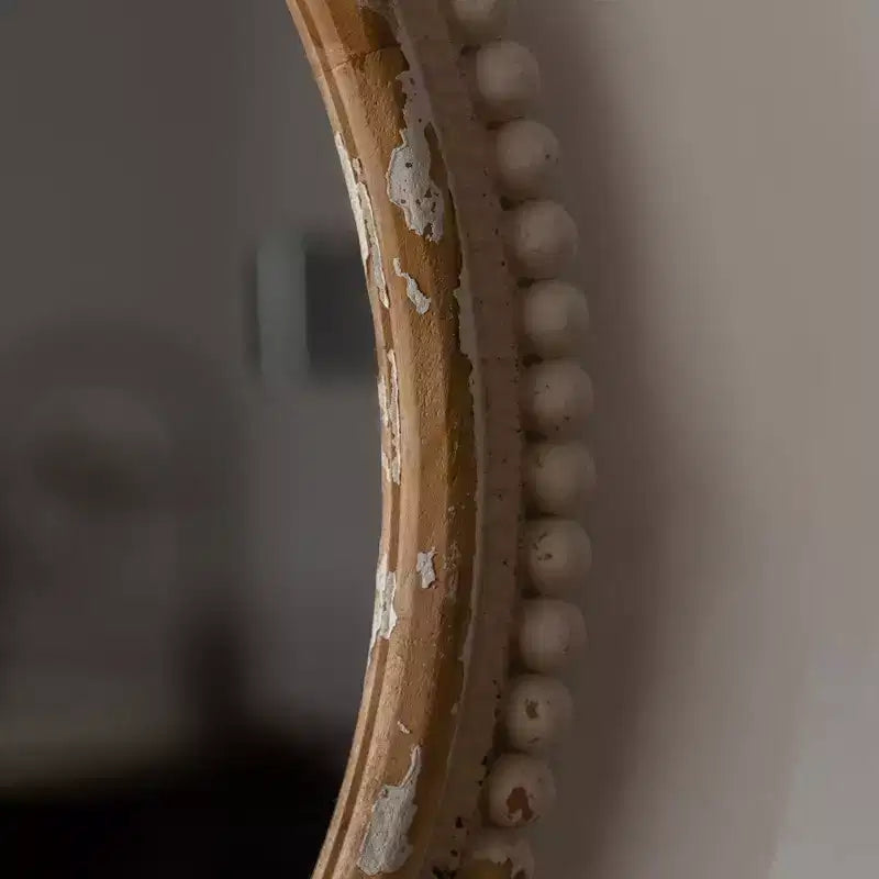 Miroir mural plat en bois