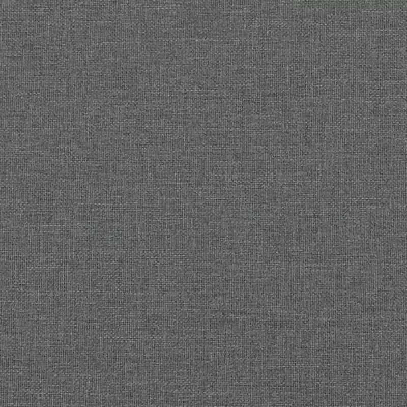 Fauteuil simple rembourré pour salon, tissu gris foncé, 60 cm