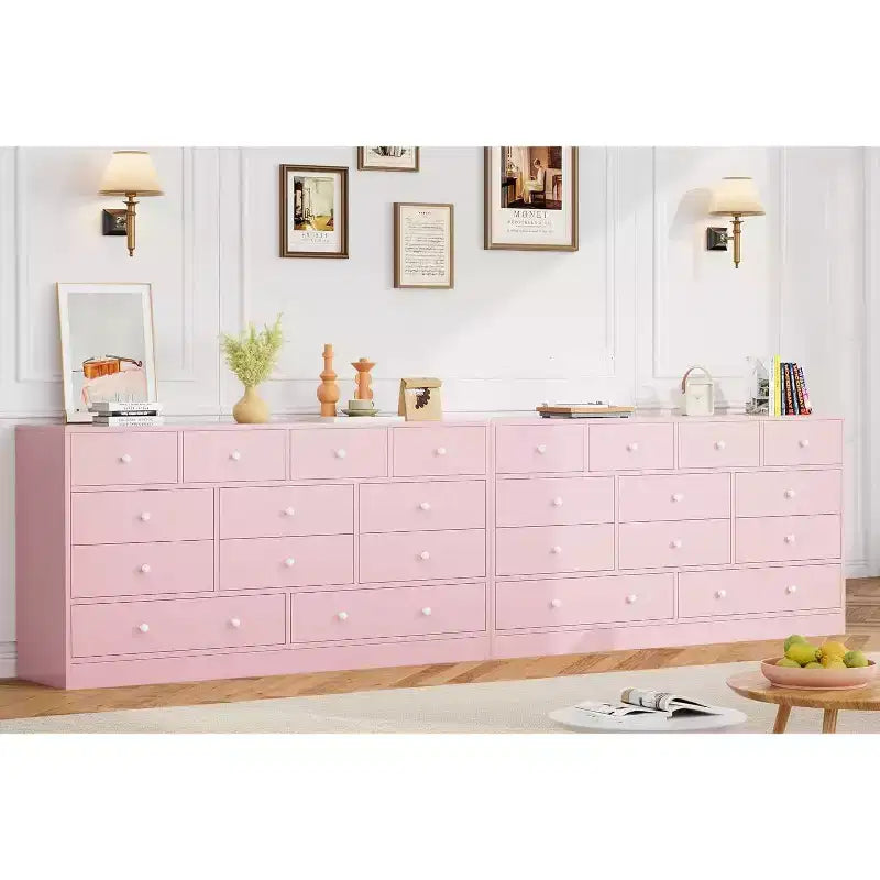 Commode à 12 tiroirs, commode noire à 61 grands tiroirs pour chambre à coucher, commodes et chiffonniers en bois pour chambre à coucher, salon