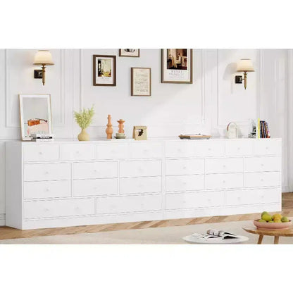 Commode à 12 tiroirs, commode noire à 61 grands tiroirs pour chambre à coucher, commodes et chiffonniers en bois pour chambre à coucher, salon