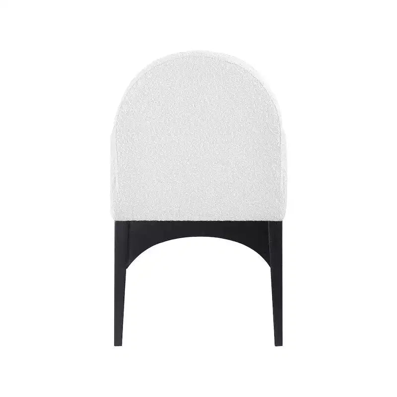 Chaise de salle à manger en tissu bouclé Waldorf