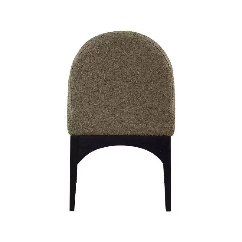 Chaise de salle à manger en tissu bouclé Waldorf