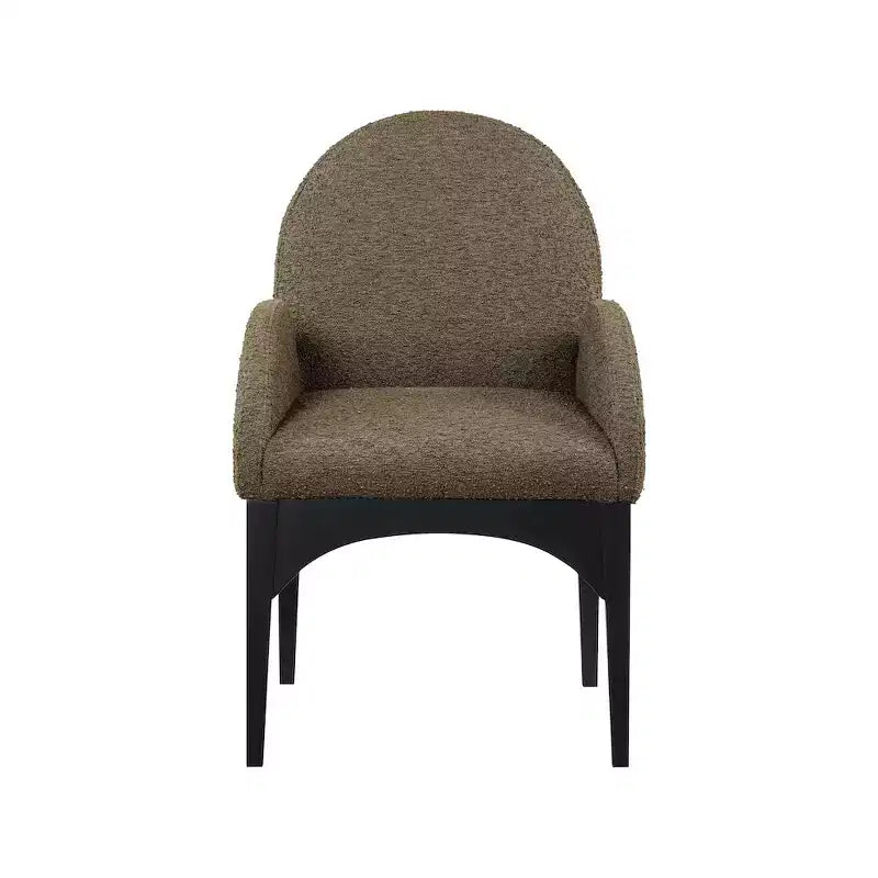 Chaise de salle à manger en tissu bouclé Waldorf