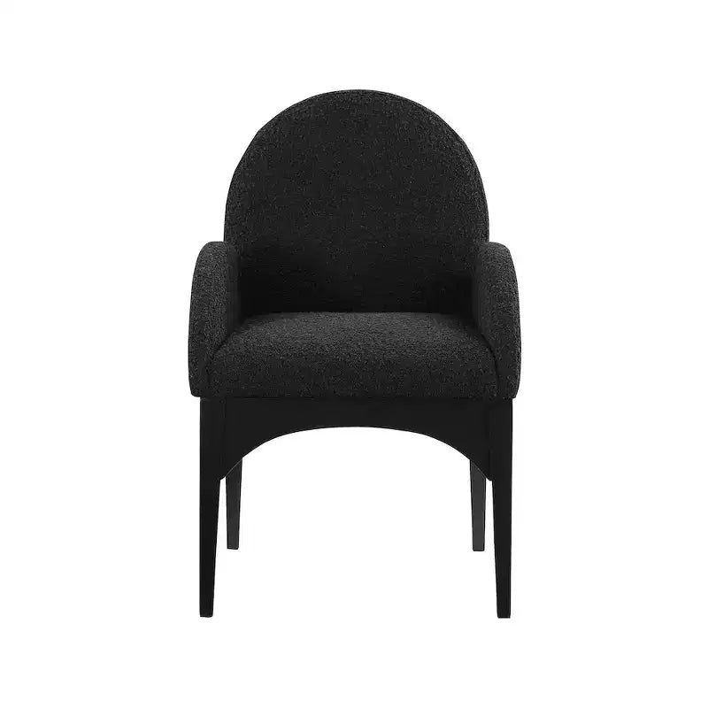 Chaise de salle à manger en tissu bouclé Waldorf