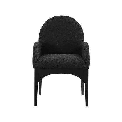 Chaise de salle à manger en tissu bouclé Waldorf