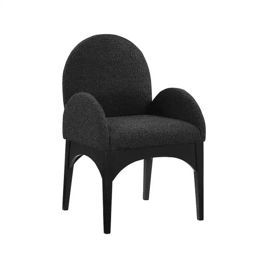 Meridian Furniture,Waldorf Boucle Fabric Dining Chair