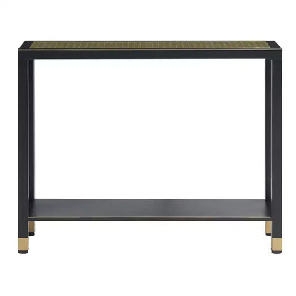 Console étroite de 104 cm avec étagère de rangement pour petits espaces