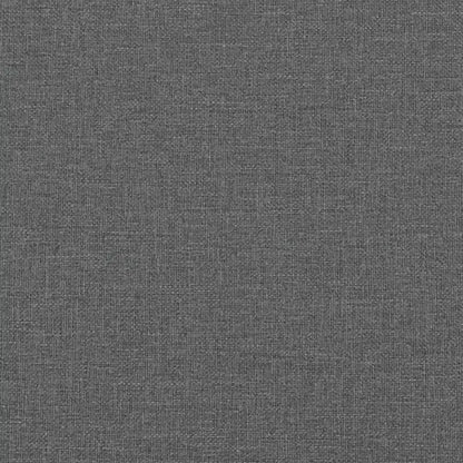 Fauteuil simple rembourré pour salon, tissu gris foncé, 60 cm